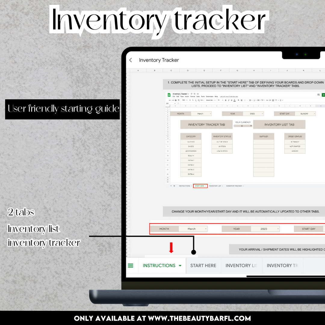 Inventory tracker