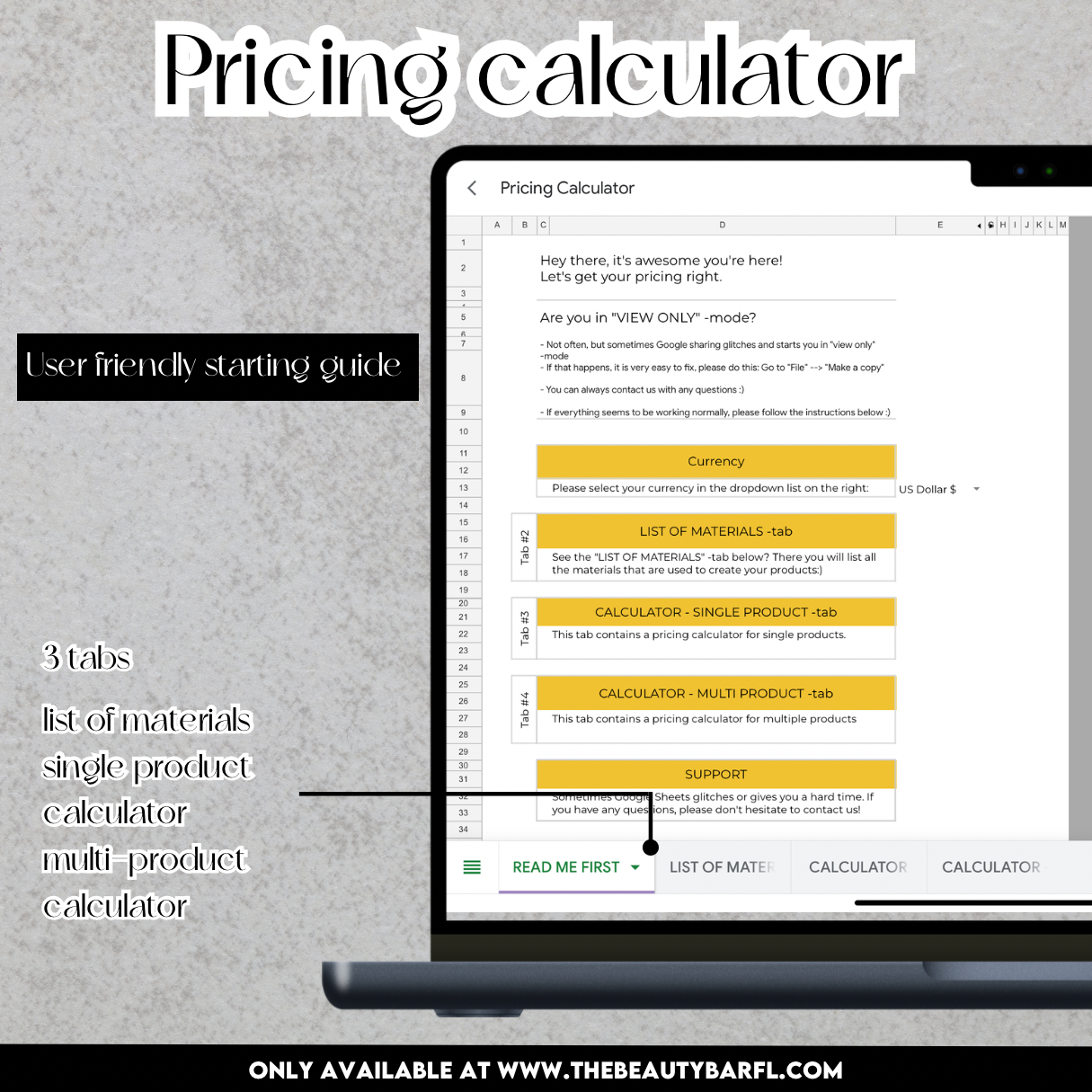 Pricing calculator